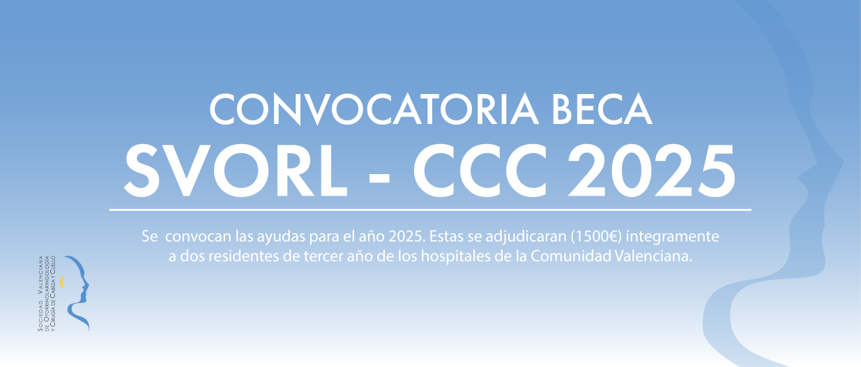 Convocatoria becas SVORL-CCC 2025